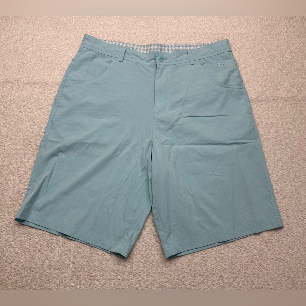 Short Par 4 Men’s Light Blue Golf Shorts Size 32 Waist